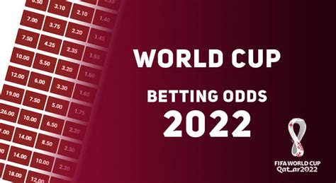 World Cup betting 2022: Ultimate guide to odds, 